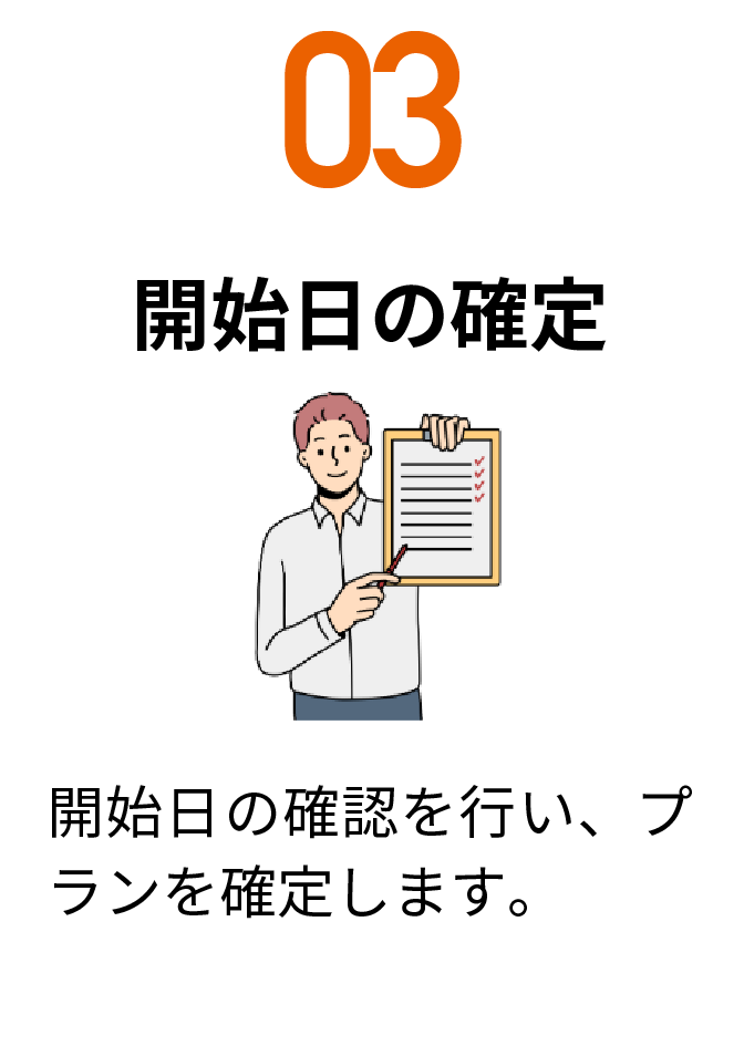 開始日の確定